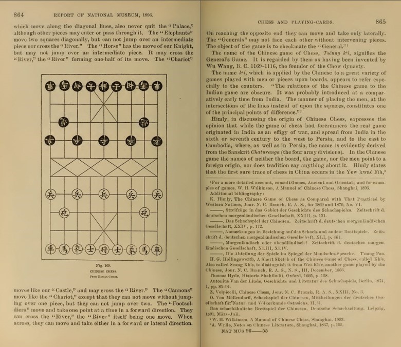 Diagram from Stewart Culin's Book Introducing Xiangqi 02