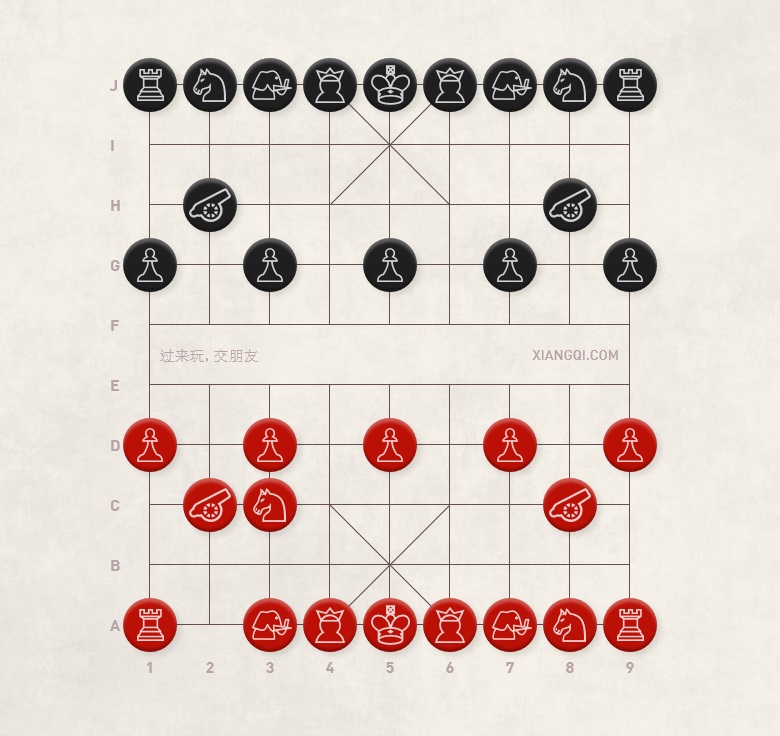 Xiangqi (Chinese Chess) Horse Opening