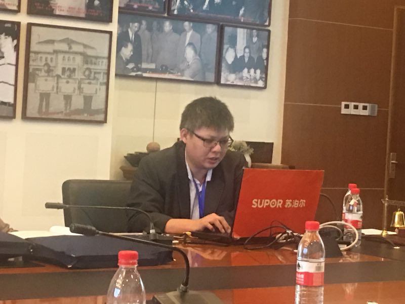 Presenting my paper in 2016 at the annual Hangzhou Chess Conference